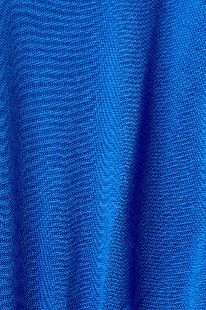 Pullover con scollo a V, BRIGHT BLUE, detail image number 5