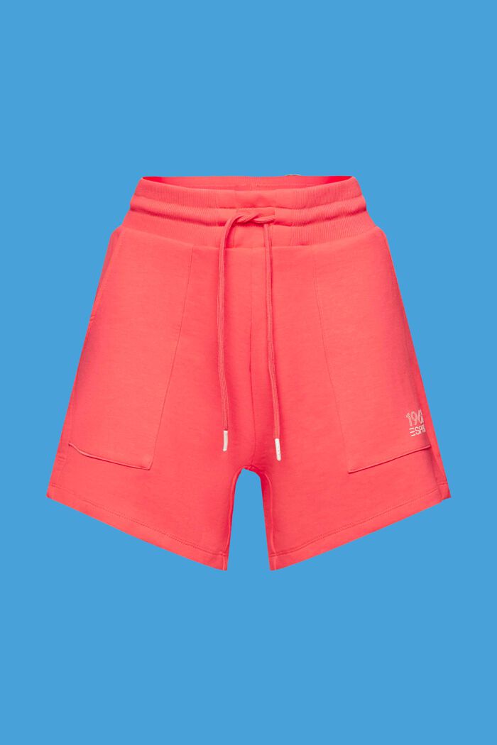 Riciclati: shorts sportivi in felpa, CORAL, detail image number 5
