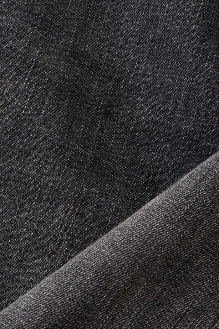 Jeans Slim Fit a vita media, BLACK MEDIUM WASHED, detail image number 6