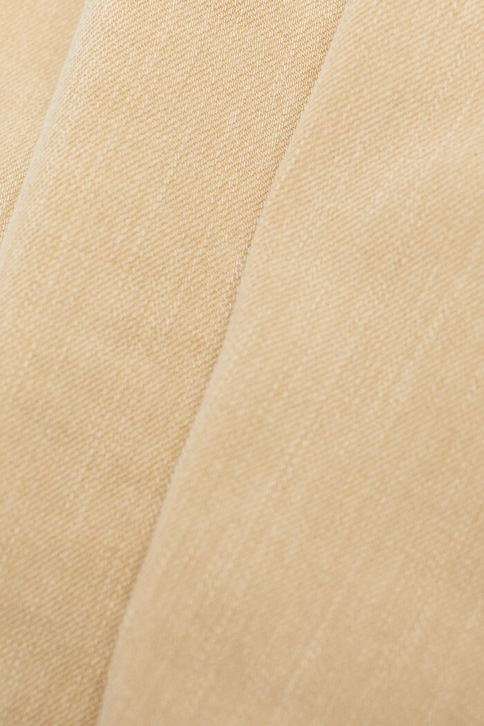 Pantaloni stretch in misto cotone biologico, SAND, detail image number 1