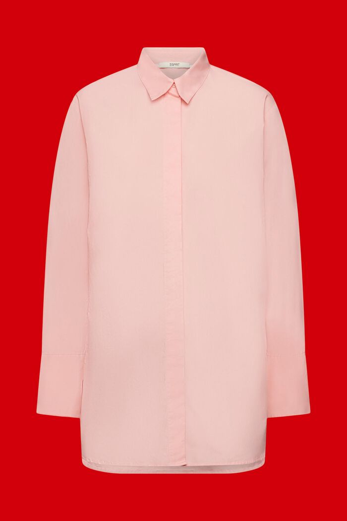 Camicia blusata oversize, PINK, detail image number 6
