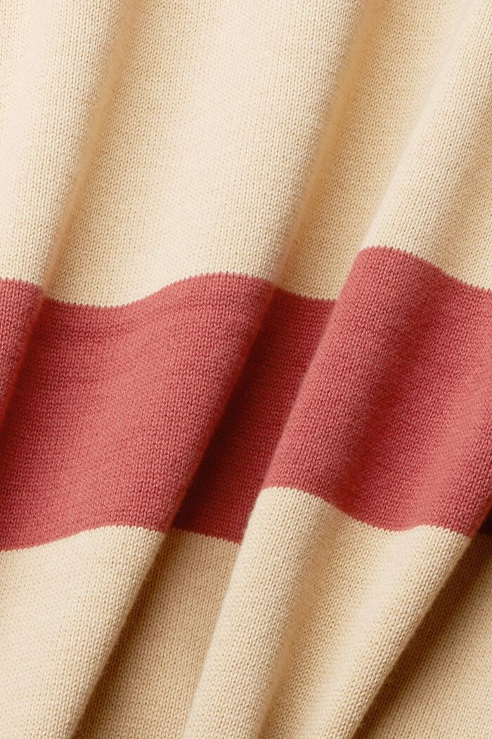 Pullover dolcevita, 100% cotone, TERRACOTTA, detail image number 1