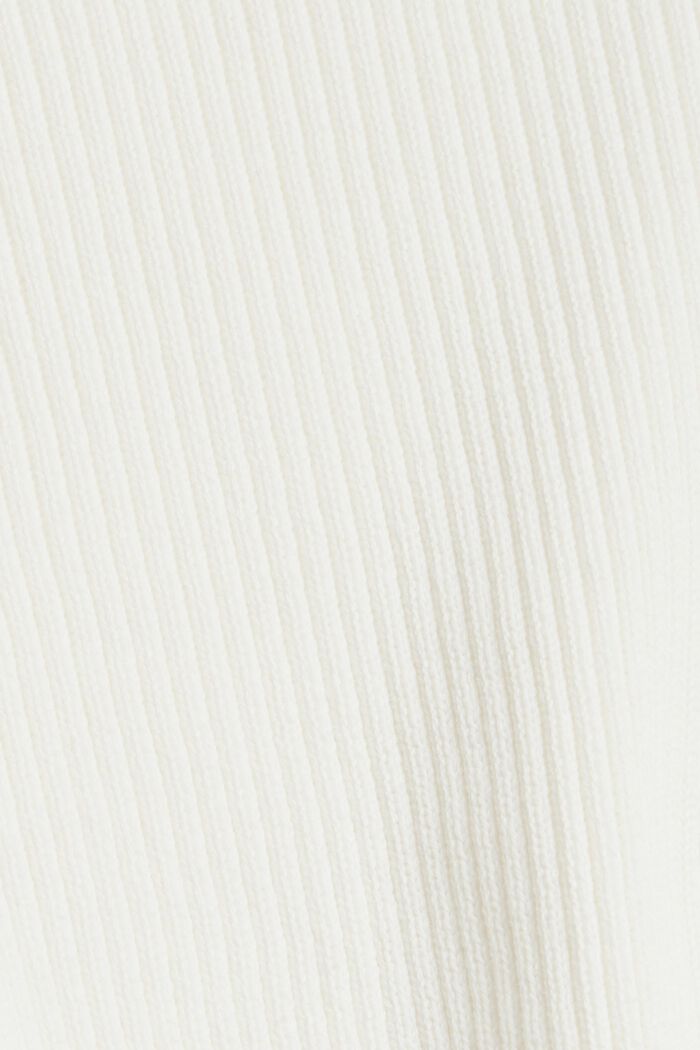 Cardigan in 100% cotone biologico, OFF WHITE, detail image number 1