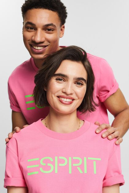 T-shirt unisex in jersey di cotone con logo