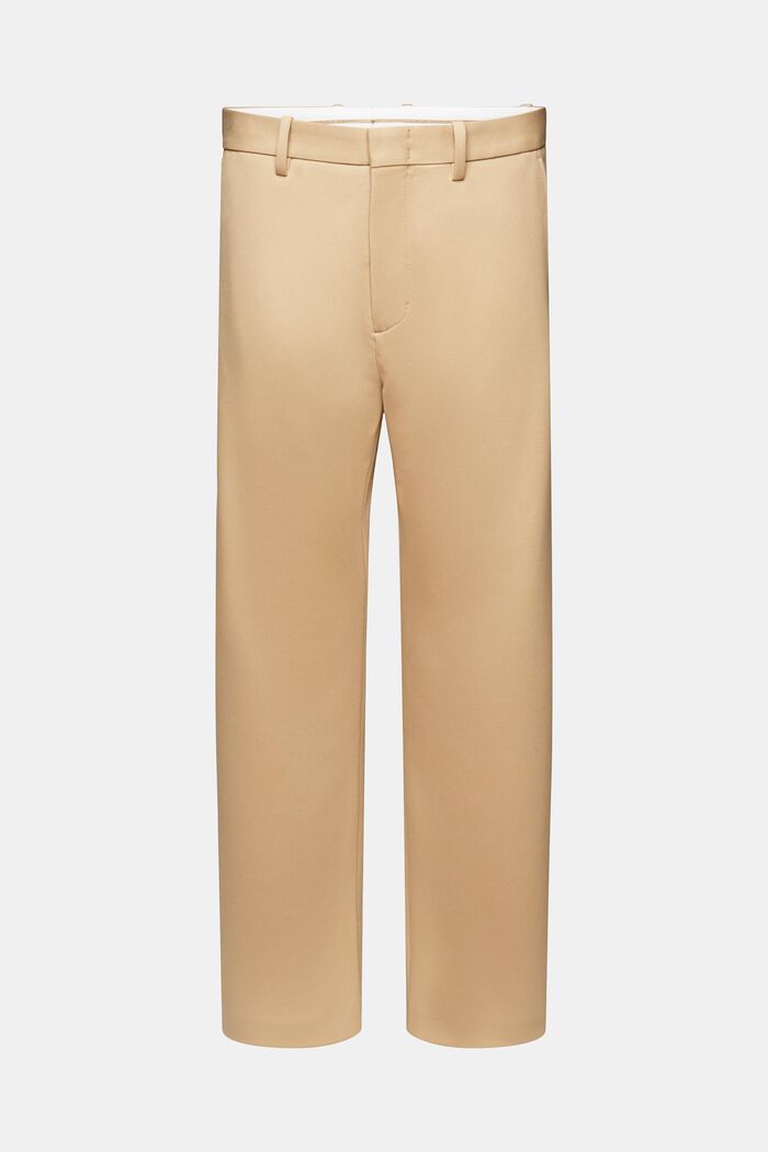 Pantaloni in twill, BEIGE, detail image number 6