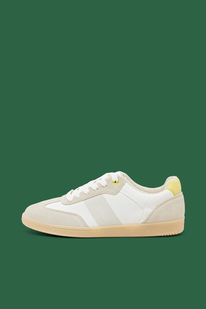 Sneakers in materiale misto, PASTEL YELLOW, detail image number 0