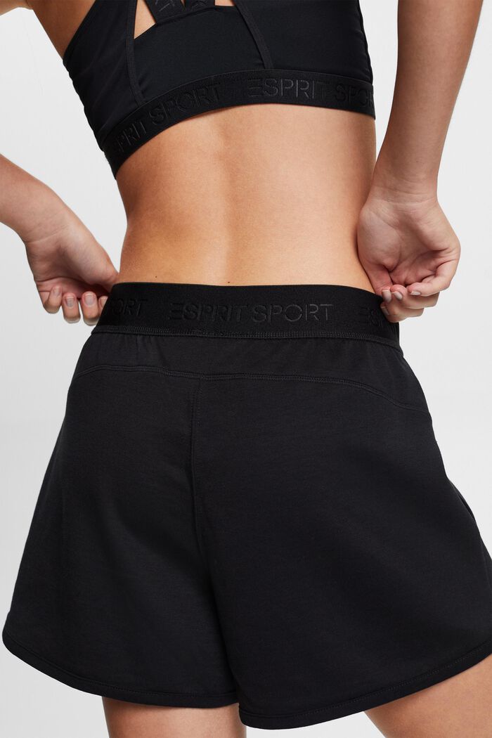 Pantaloncini in stile jogger, BLACK, detail image number 2