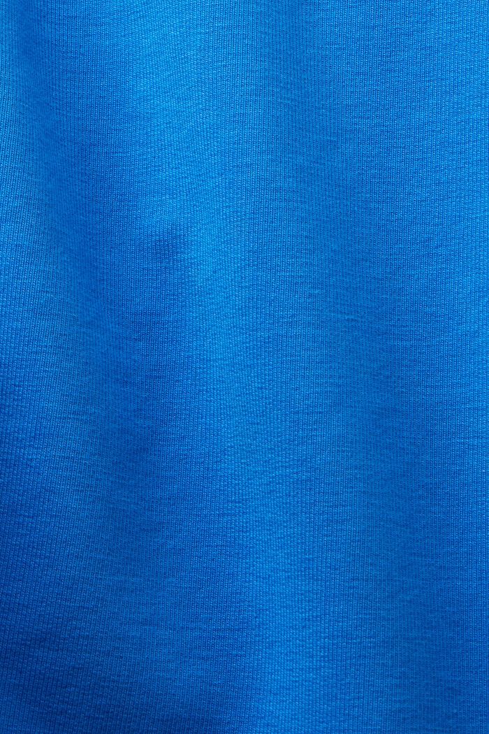 Shorts in felpa di cotone, BRIGHT BLUE, detail image number 6