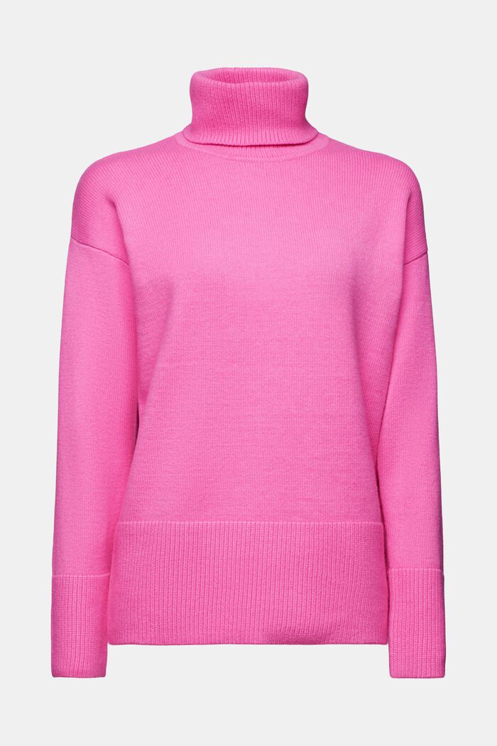 Pullover dolcevita, PINK FUCHSIA, detail image number 8