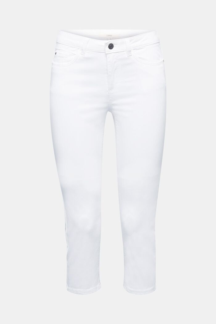 Morbidi pantaloni capri con Lycra xtra life™, WHITE, detail image number 0