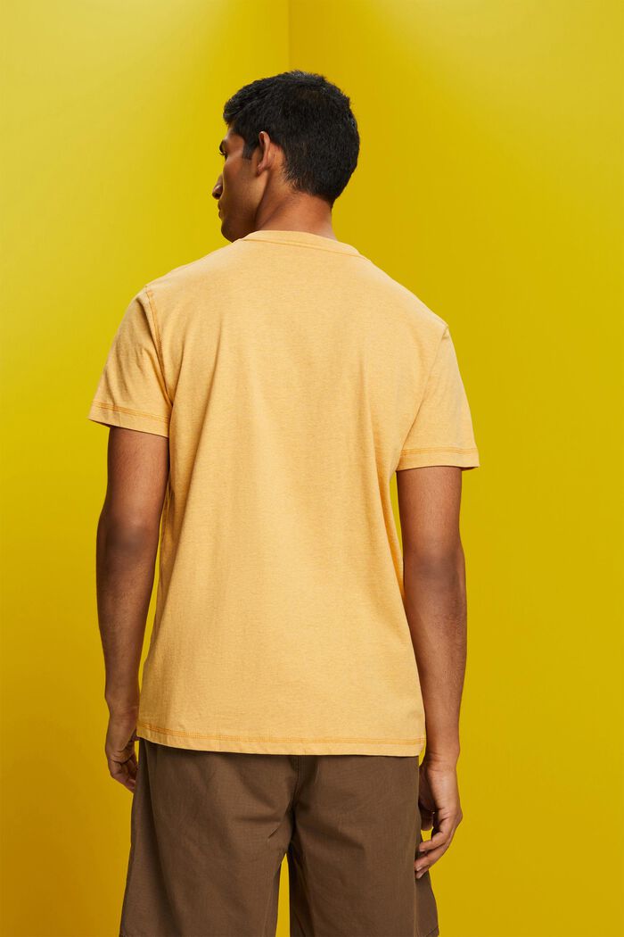 T-shirt in jersey di cotone, SUNFLOWER YELLOW, detail image number 3
