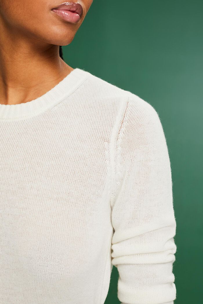 Pullover in maglia con girocollo, ICE, detail image number 3