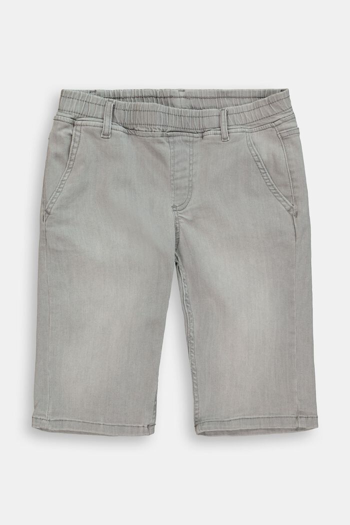Bermuda di jeans con vita elastica