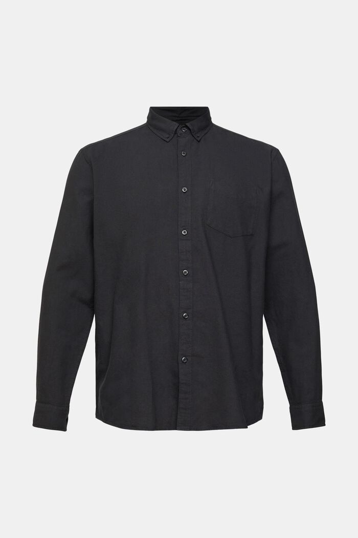 Camicia button-down, BLACK, detail image number 2