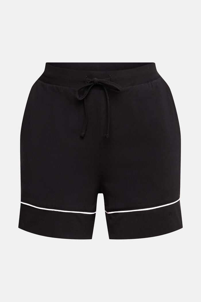 Shorts da pigiama, BLACK, overview