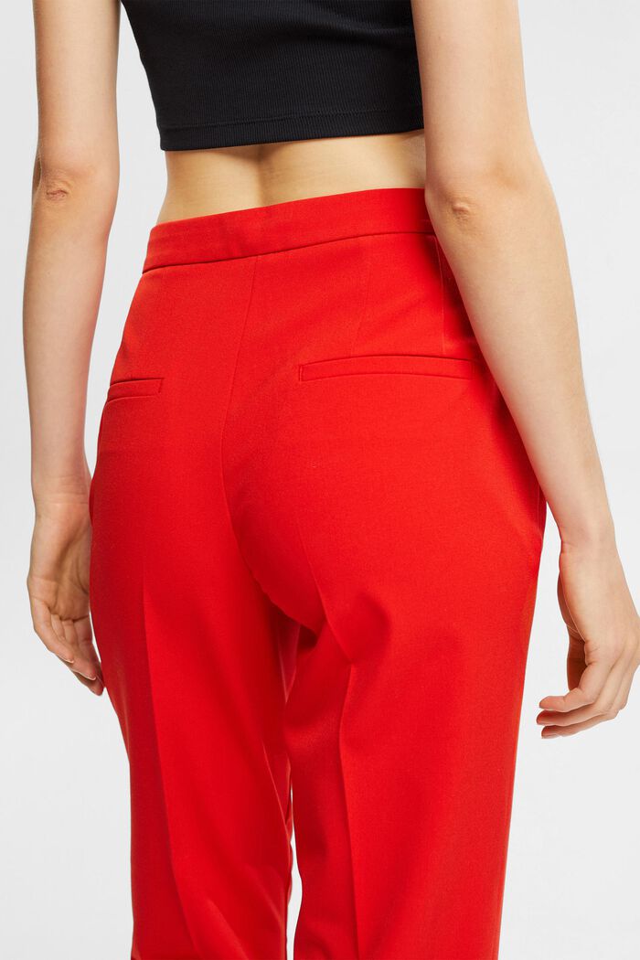 Pantaloni con gamba accorciata, RED, detail image number 0
