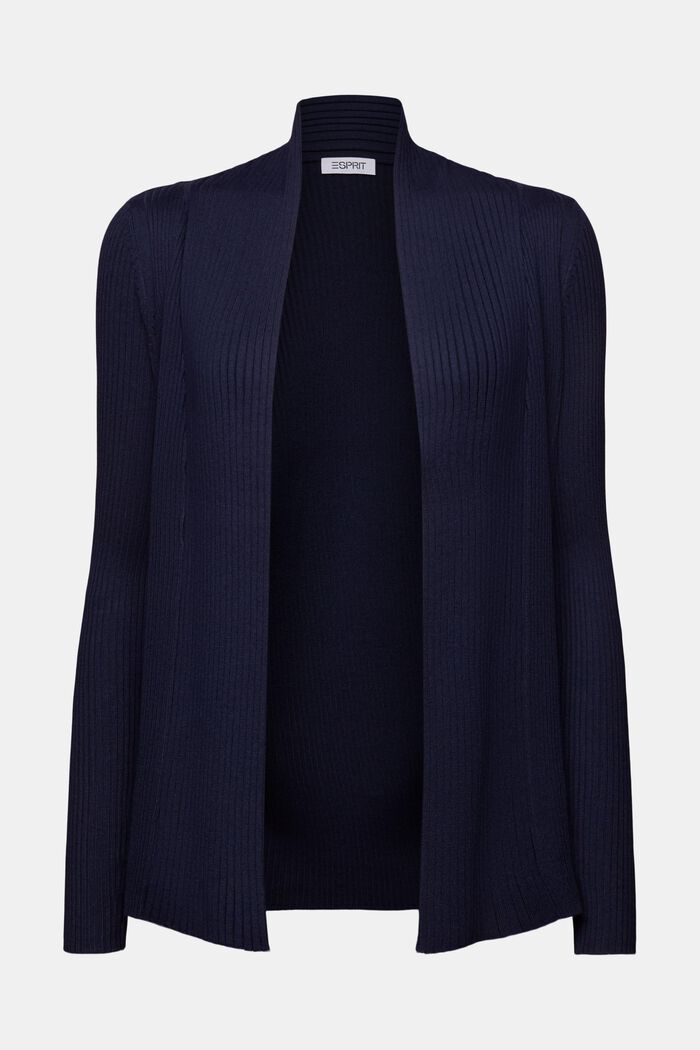 Cardigan in maglia a coste, NAVY, detail image number 5
