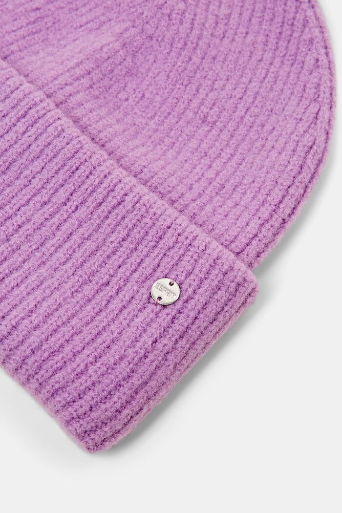 Berretto in maglia a coste, LILAC, detail image number 1