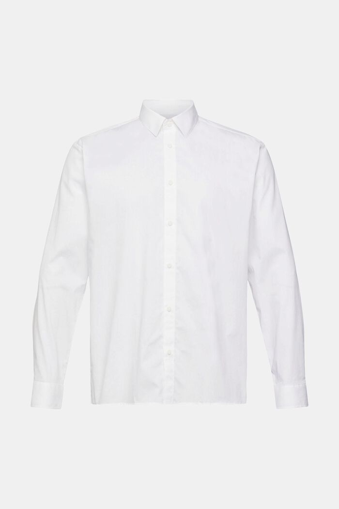Camicia in cotone sostenibile, WHITE, detail image number 2