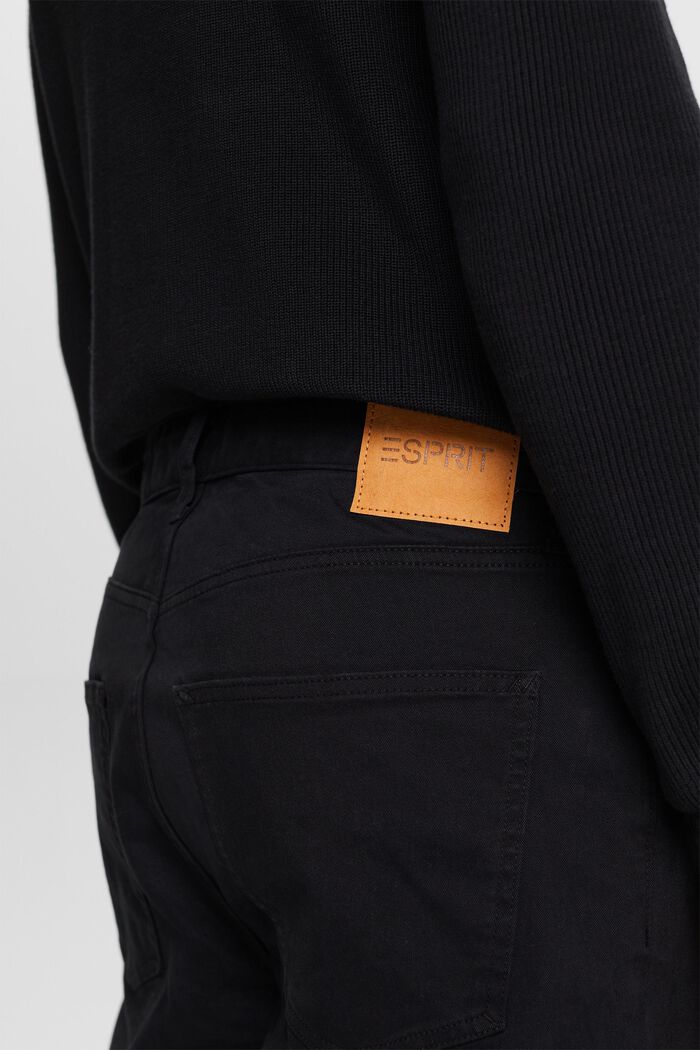 Pantaloni classici dritti, BLACK, detail image number 4