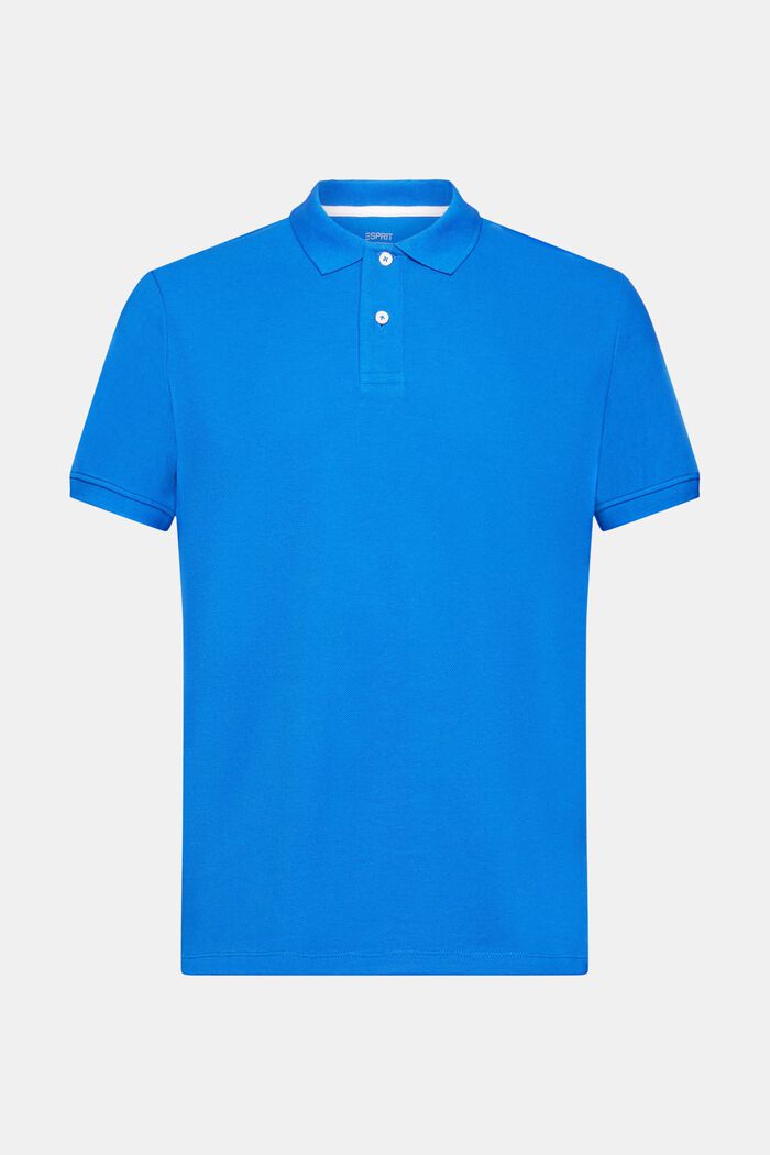 Camicia polo slim fit, BLUE, detail image number 6