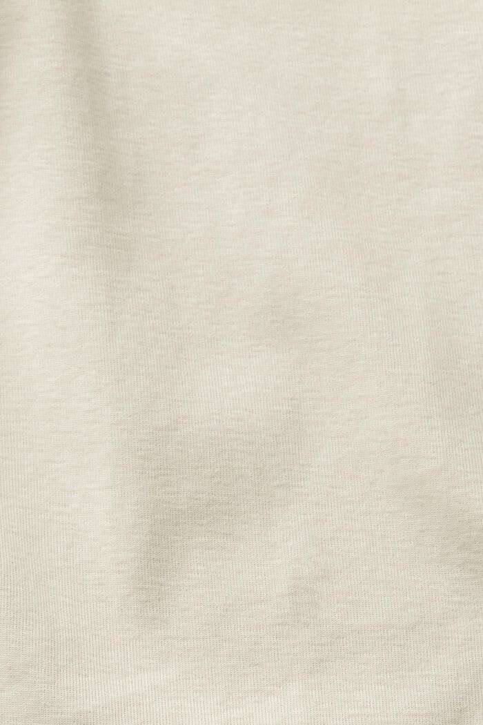 T-shirt di cotone, LIGHT TAUPE, detail image number 5