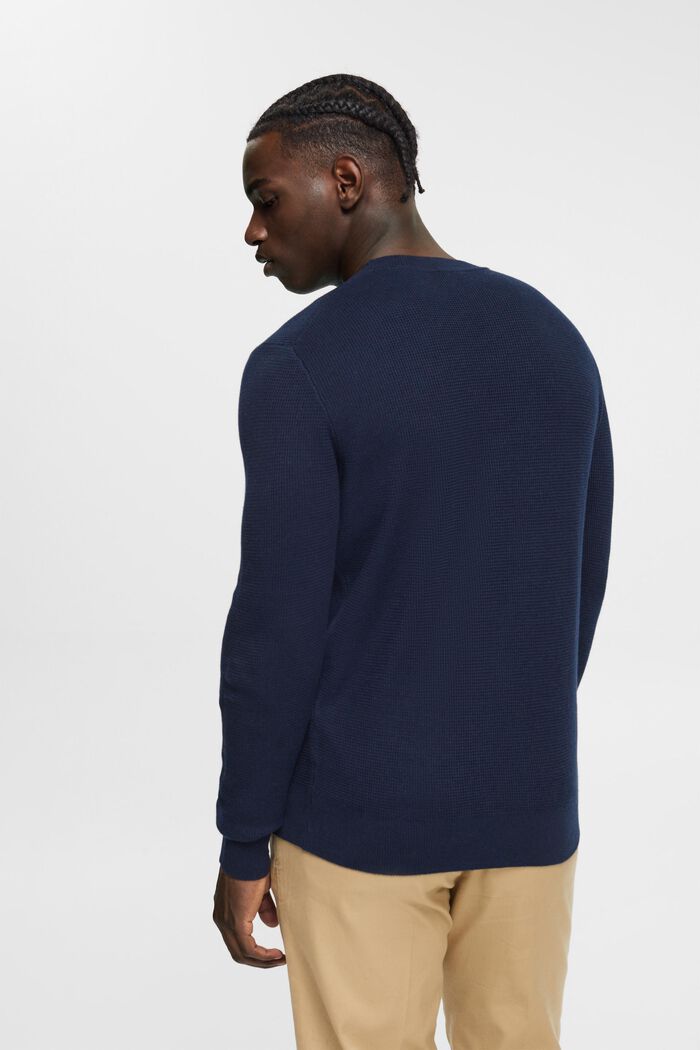 Maglione a righe, NAVY, detail image number 3