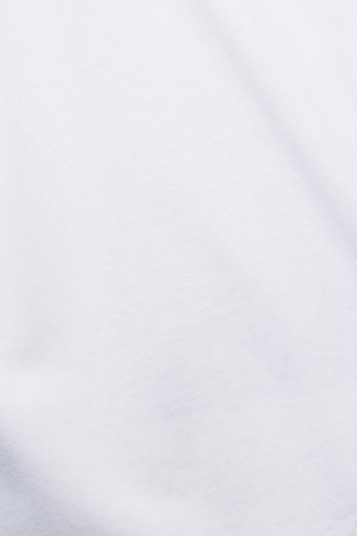 T-shirt in jersey con stampa dietro, 100% cotone, WHITE, detail image number 6