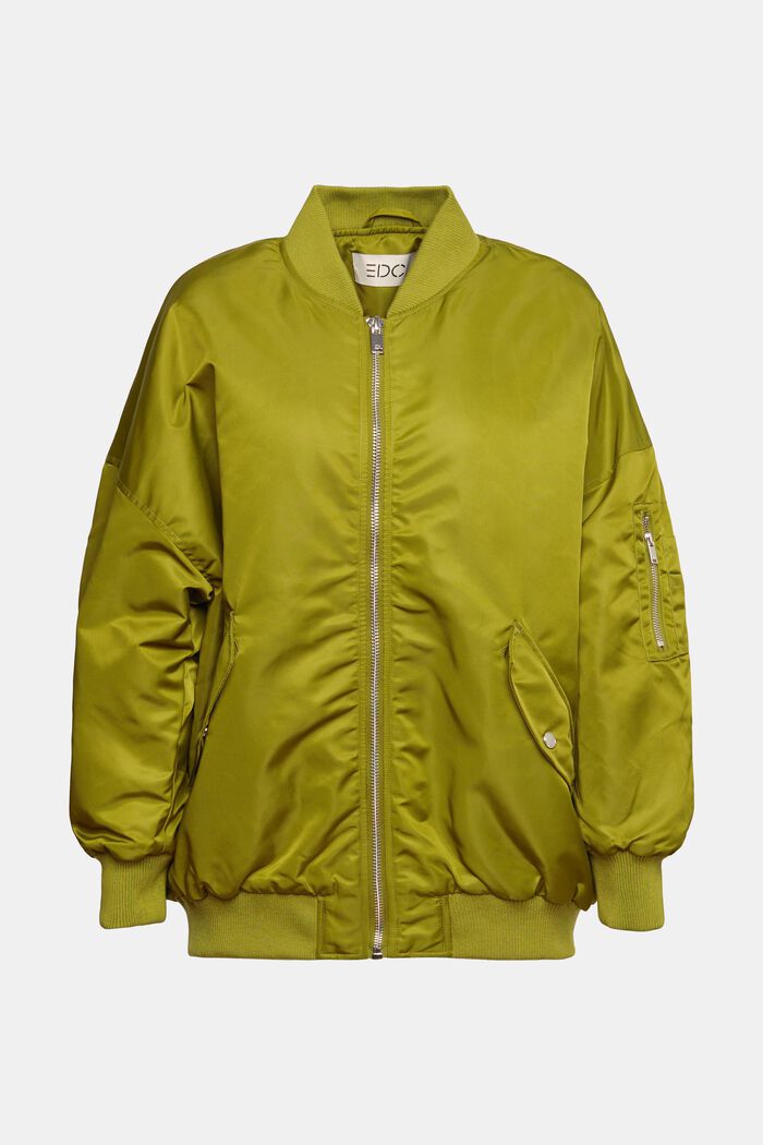 In materiale riciclato: Giacca bomber, OLIVE, detail image number 7