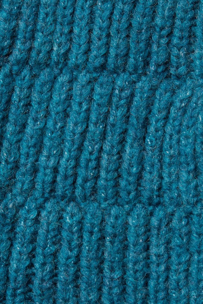 Gilet in misto lana, TEAL BLUE, detail image number 1