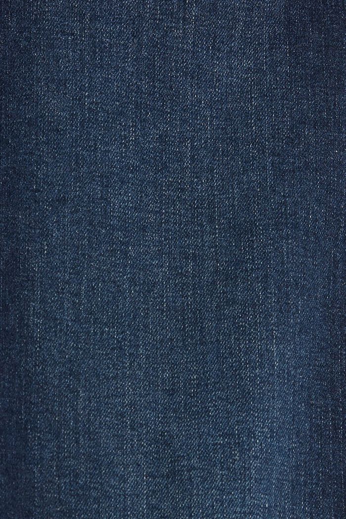 Jeans elasticizzati in cotone biologico, BLUE DARK WASHED, detail image number 4