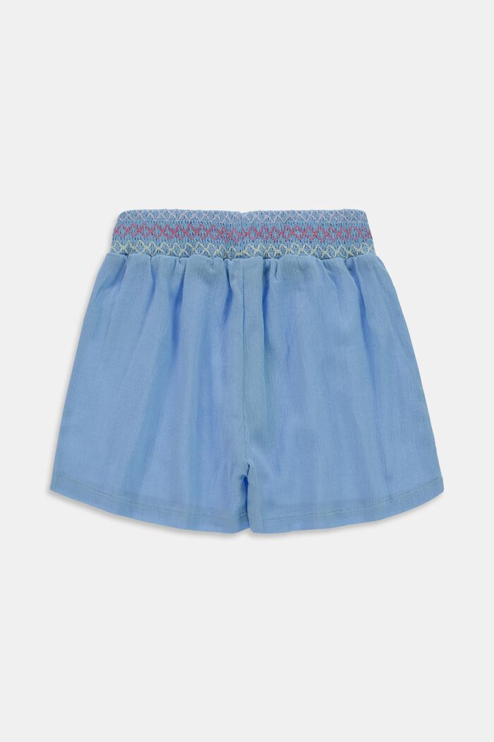 Shorts con effetto stropicciato, BRIGHT BLUE, detail image number 1