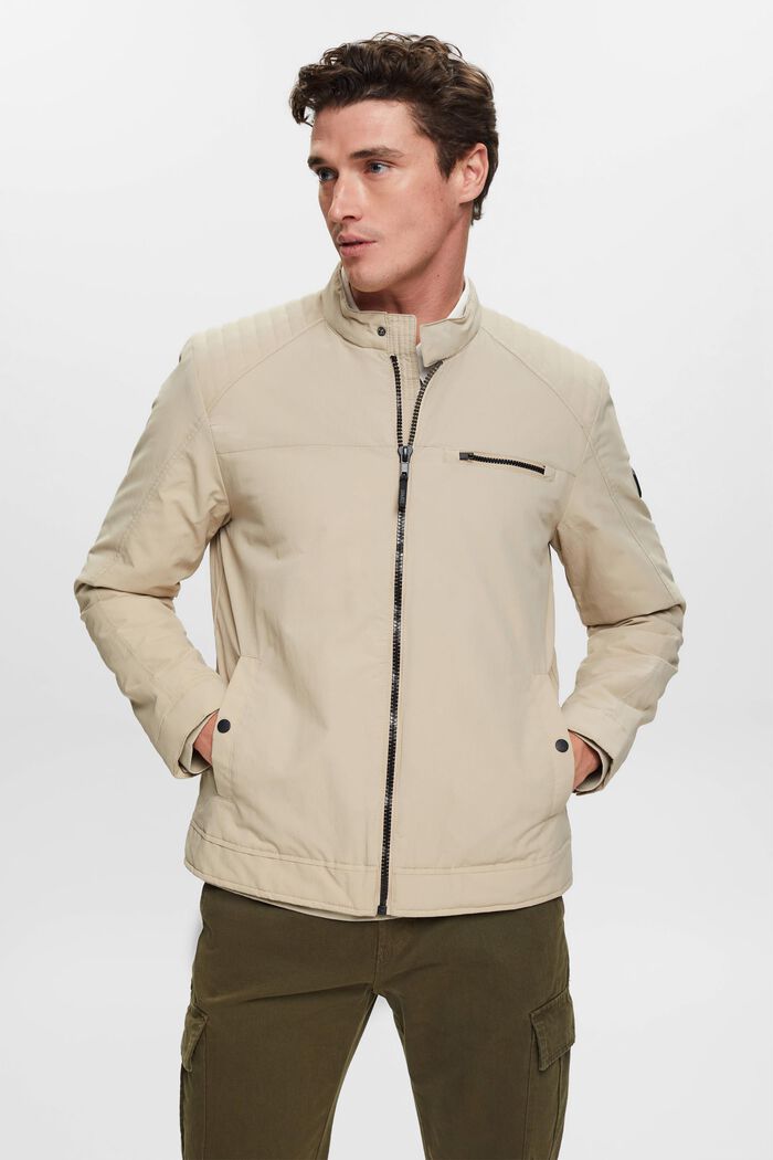 Giacca ripstop idrorepellente, LIGHT BEIGE, detail image number 0