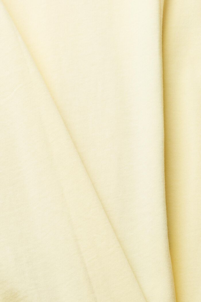 T-shirt in jersey con stampa, PASTEL YELLOW, detail image number 5