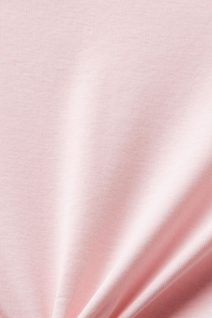 T-shirt in cotone a maniche corte, PASTEL PINK, detail image number 4