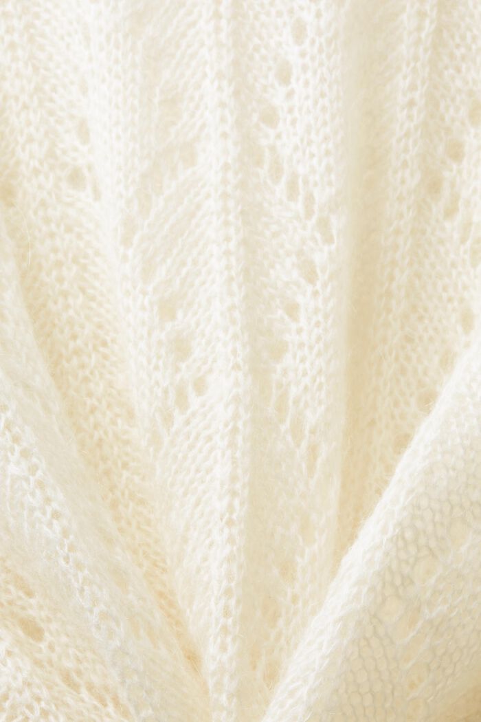 Pullover in misto lana in maglia traforata, ICE, detail image number 6