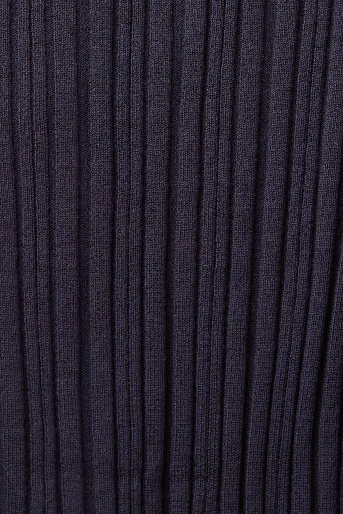 Top a polo in maglia con bottoni, PETROL BLUE, detail image number 4