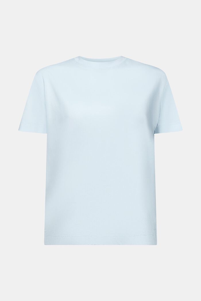 T-shirt con girocollo e maniche corte, PASTEL BLUE, detail image number 6