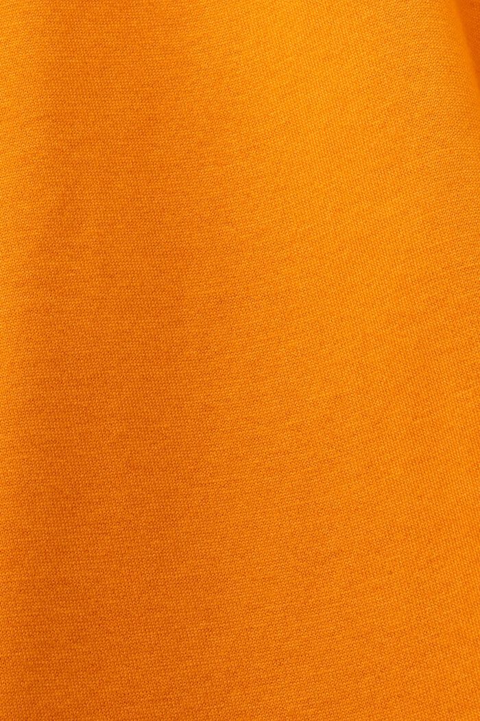 T-shirt girocollo dall’effetto a strati, 100% cotone, BRIGHT ORANGE, detail image number 5