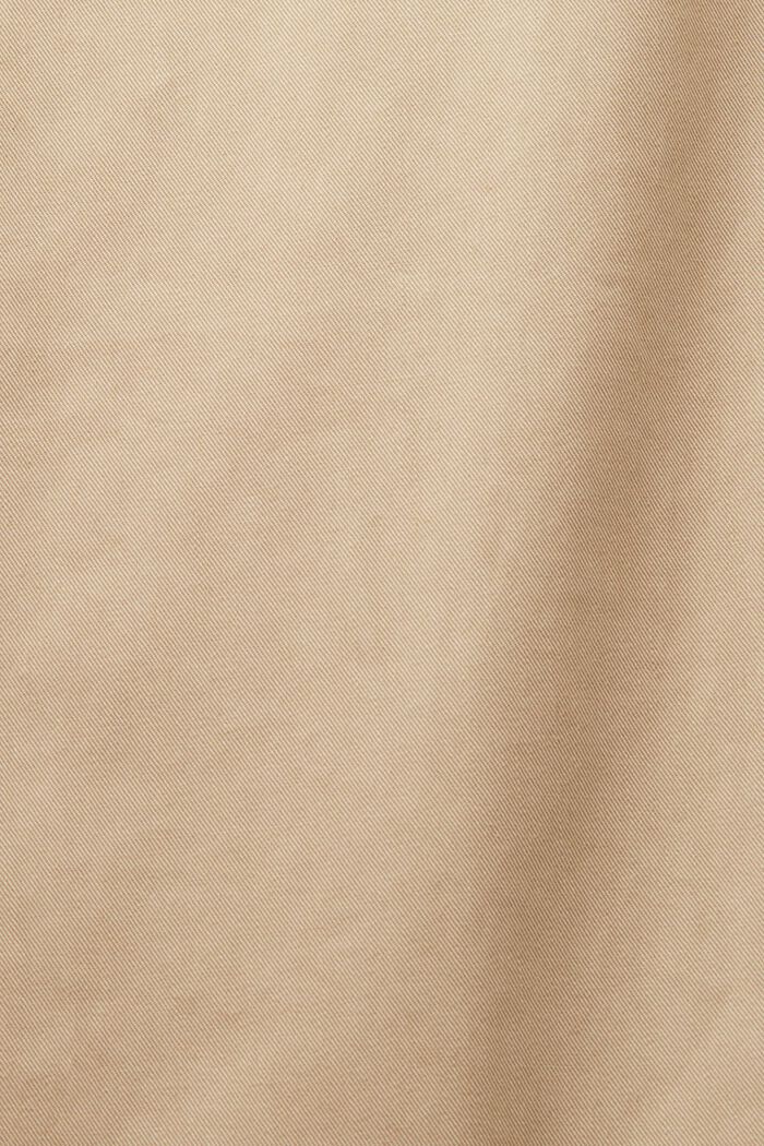 Pantaloni chino con cintura fissa, 100% cotone, SAND, detail image number 6
