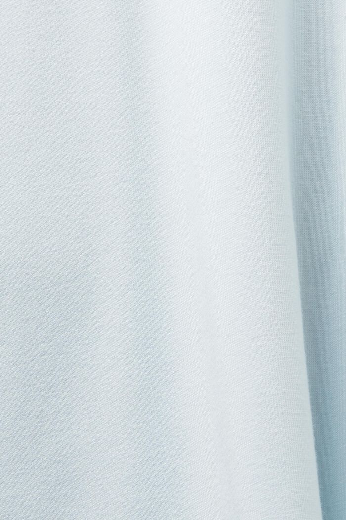 Top a maniche lunghe in jersey, PASTEL BLUE, detail image number 4
