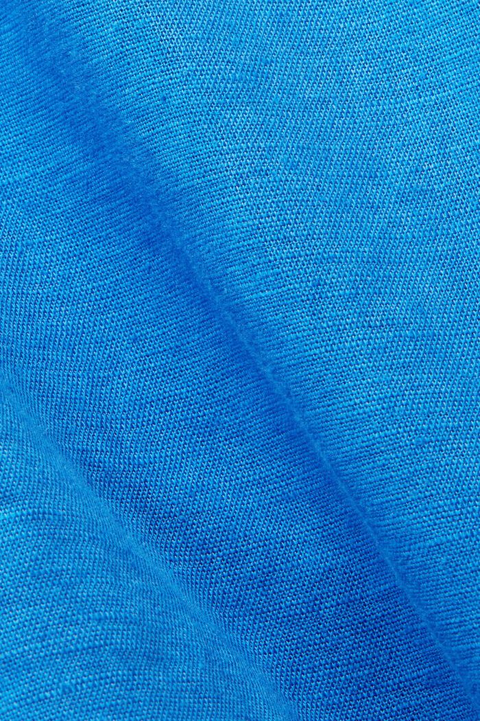Blusa con intaglio, BRIGHT BLUE, detail image number 5