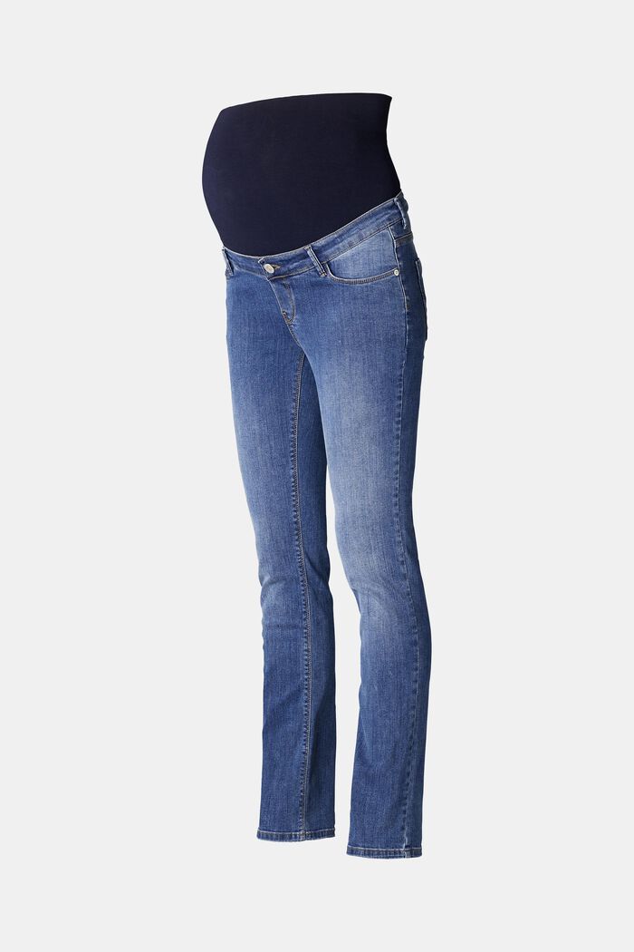 Jeans elasticizzati con fascia premaman, MEDIUM WASHED, detail image number 5