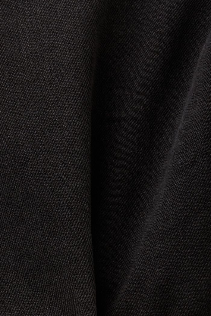 Riciclato: Jeans classici dal look rétro, BLACK DARK WASHED, detail image number 6