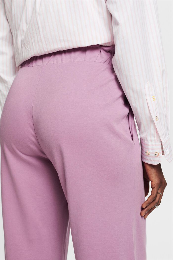 Pantaloni culotte con pinces, MAUVE, detail image number 3
