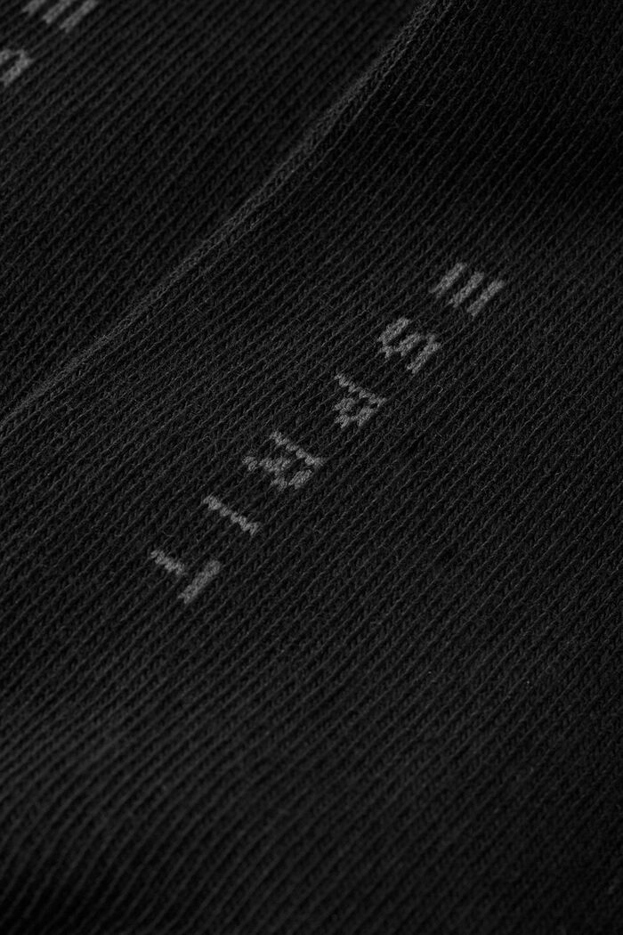 Confezione da cinque di calze in misto cotone, BLACK, detail image number 1
