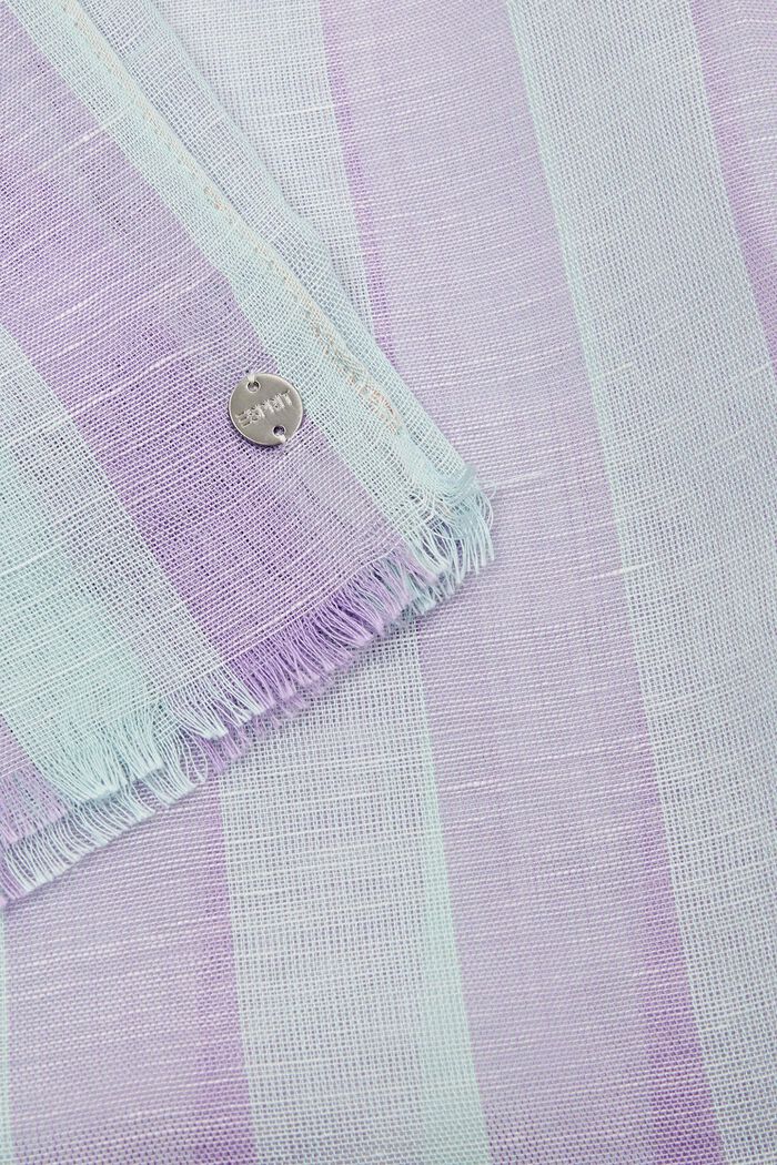 Sciarpa a righe, LILAC, detail image number 1