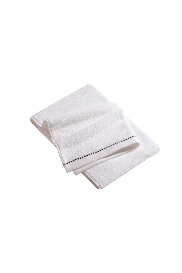Con TENCEL™: set di asciugamani in spugna, WHITE, detail image number 3