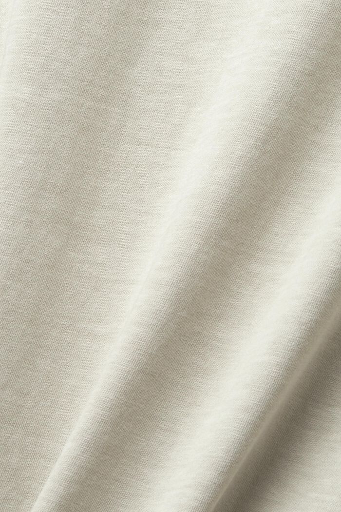 T-shirt in cotone misto, DUSTY GREEN, detail image number 6