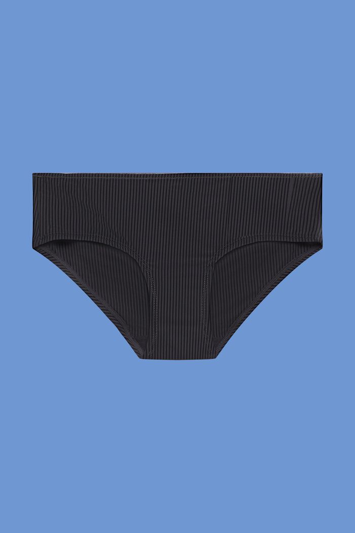 In materiale riciclato: culotte corte in microfibra, DARK GREY, detail image number 4